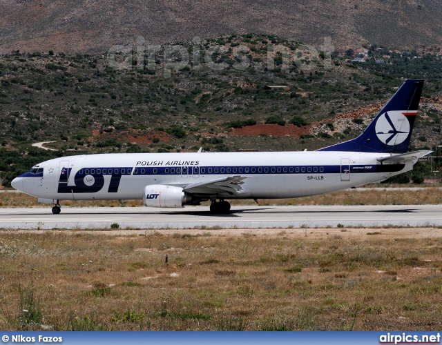 SP-LLB, Boeing 737-400, LOT Polish Airlines