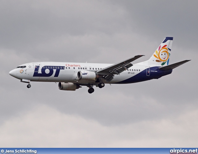 SP-LLE, Boeing 737-400, LOT Charters