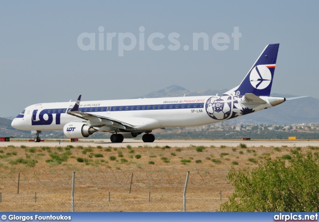 SP-LNA, Embraer ERJ 190-200LR (Embraer 195), LOT Polish Airlines