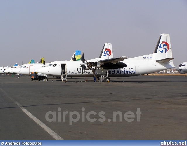 ST-ARG, Fokker 50, Mid Airlines