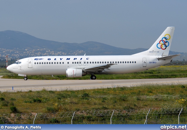 SX-BKU, Boeing 737-400, Olympic Airlines