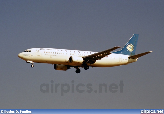 SX-BMB, Boeing 737-400, Macedonian Airlines