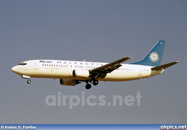 SX-BMC, Boeing 737-400, Macedonian Airlines