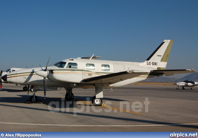 SX-BNI, Piper PA-31P Pressurized Navajo, Private