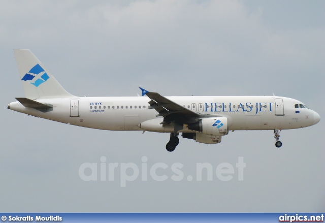 SX-BVK, Airbus A320-200, Hellas Jet