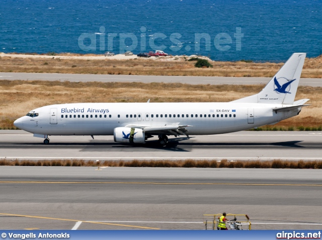 SX-DAV, Boeing 737-400, Bluebird Airways