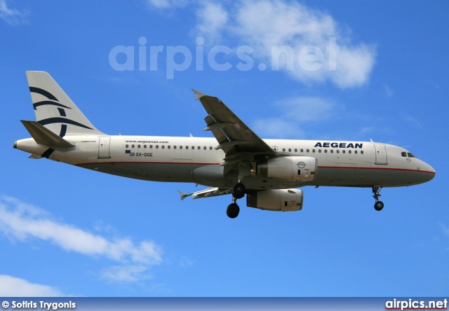 SX-DGE, Airbus A320-200, Aegean Airlines