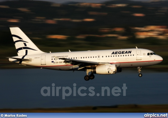 SX-DGF, Airbus A319-100, Aegean Airlines