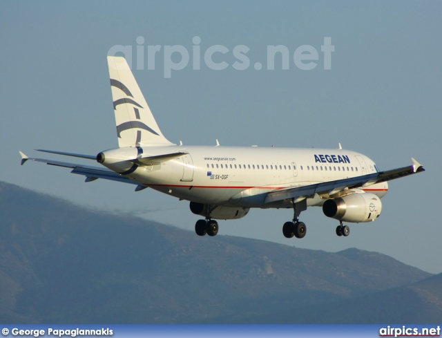 SX-DGF, Airbus A319-100, Aegean Airlines