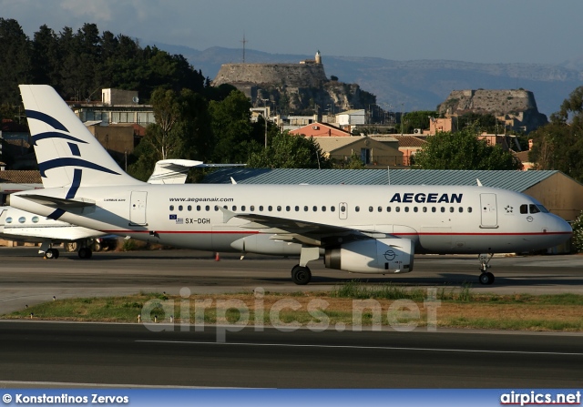 SX-DGH, Airbus A319-100, Aegean Airlines