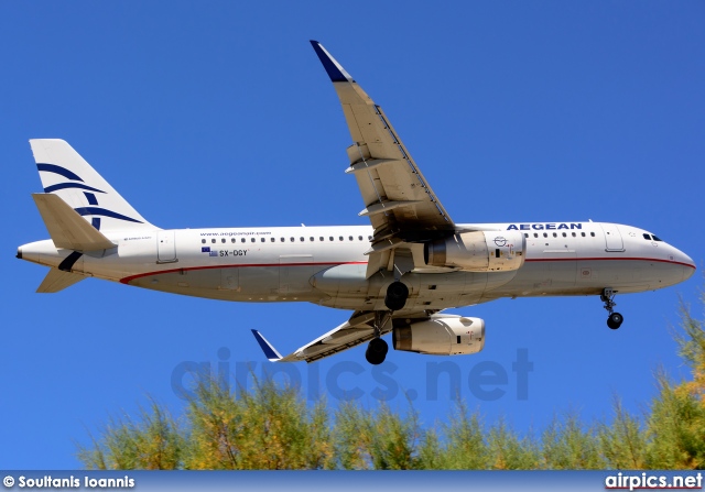 SX-DGY, Airbus A320-200, Aegean Airlines