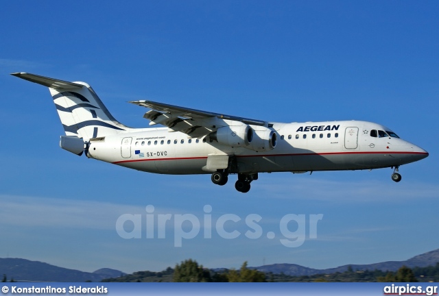 SX-DVC, British Aerospace Avro RJ100, Aegean Airlines