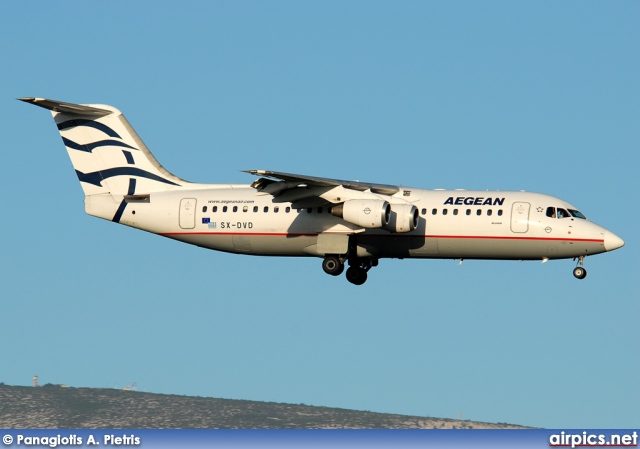 SX-DVD, British Aerospace Avro RJ100, Aegean Airlines