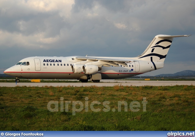 SX-DVF, British Aerospace Avro RJ100, Aegean Airlines