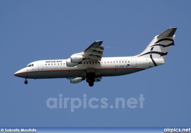 SX-DVF, British Aerospace Avro RJ100, Aegean Airlines