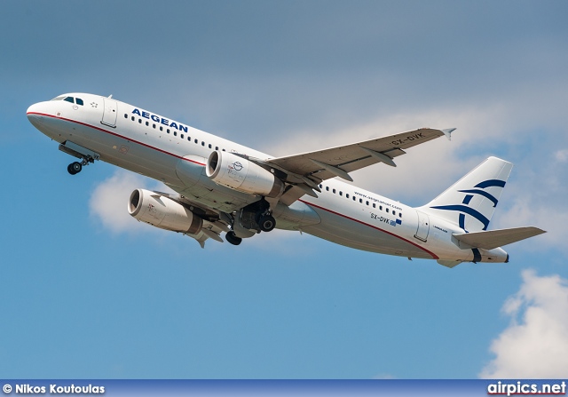 SX-DVK, Airbus A320-200, Aegean Airlines