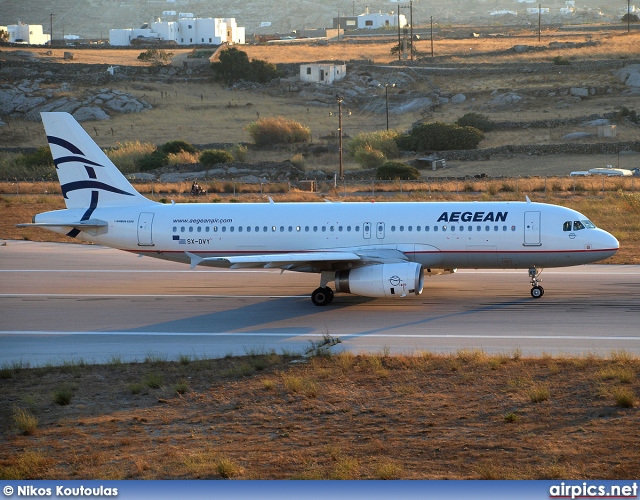 SX-DVY, Airbus A320-200, Aegean Airlines