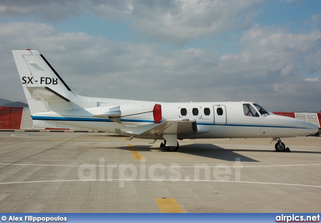 SX-FDB, Cessna 550 Citation II, Private