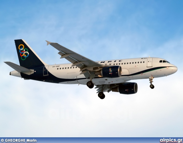 SX-OAF, Airbus A319-100, Olympic Air