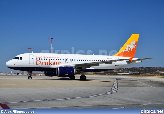 SX-OAG, Airbus A319-100, Druk Air - Royal Bhutan Airlines