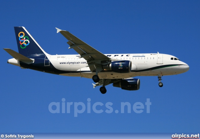 SX-OAJ, Airbus A319-100, Olympic Air