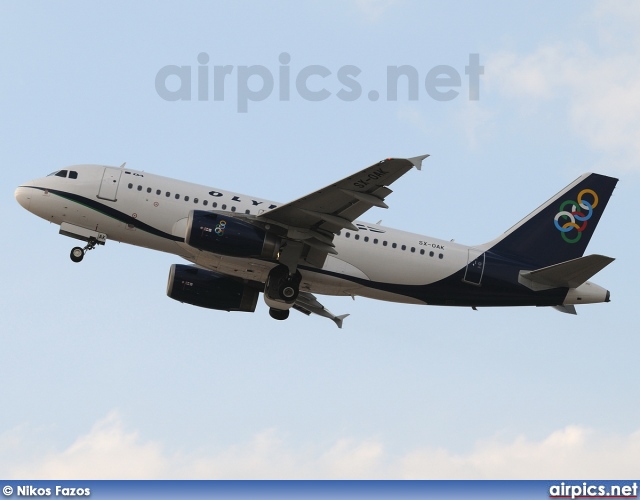 SX-OAK, Airbus A319-100, Olympic Air