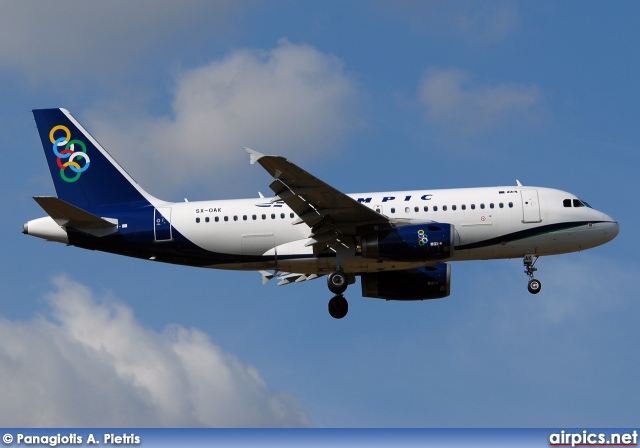 SX-OAK, Airbus A319-100, Olympic Air