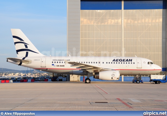 SX-OAN, Airbus A319-100LR, Aegean Airlines