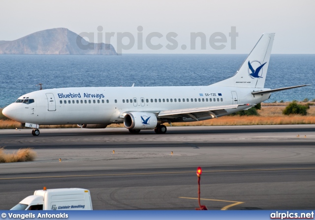 SX-TZE, Boeing 737-400, Blue Bird Aviation