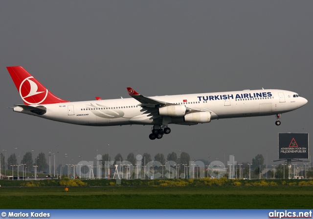 TC-JIH, Airbus A340-300, Turkish Airlines