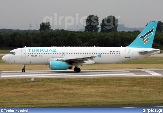 TC-TCC, Airbus A320-200, Turkuaz Airlines