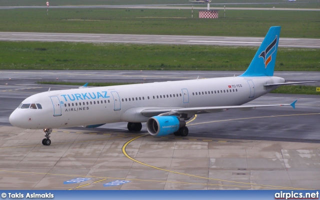 TC-TCG, Airbus A321-200, Turkuaz Airlines