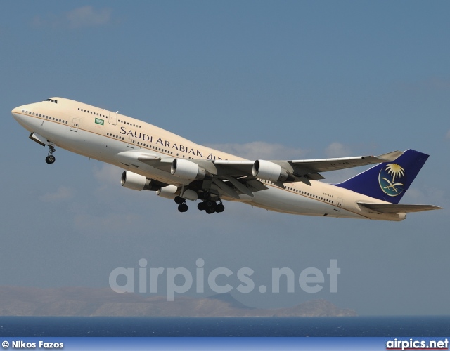 TF-AAE, Boeing 747-400, Saudi Arabian Airlines
