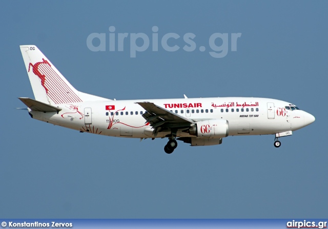 TS-IOG, Boeing 737-500, Tunis Air