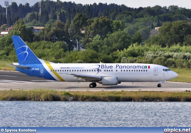 UR-GAP, Boeing 737-400, Blue Panorama