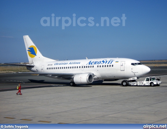 UR-VVS, Boeing 737-500, Aerosvit Airlines