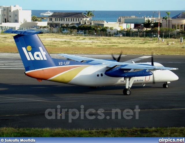 V2-LEF, De Havilland Canada DHC-8-100 Dash 8, LIAT