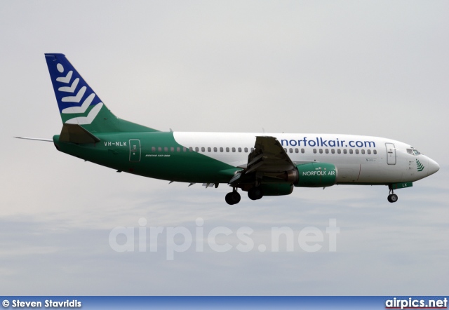 VH-NLK, Boeing 737-300, Norfolk Air