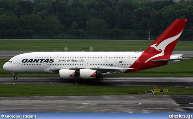 VH-OQB, Airbus A380-800, Qantas