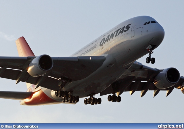 VH-OQC, Airbus A380-800, Qantas