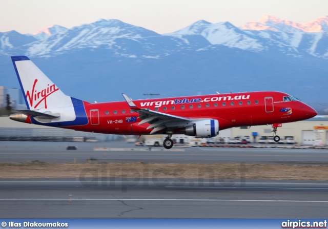 VH-ZHB, Embraer ERJ 170-100LR, Virgin Blue