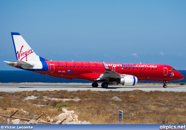 VH-ZPL, Embraer ERJ 190-100IGW (Embraer 190), Virgin Australia