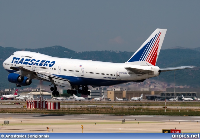 VP-BQE, Boeing 747-200B, Transaero