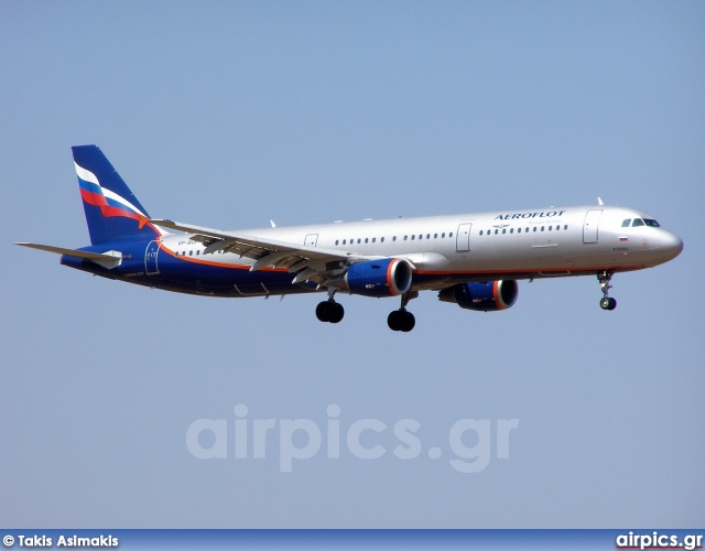 VP-BUP, Airbus A321-200, Aeroflot