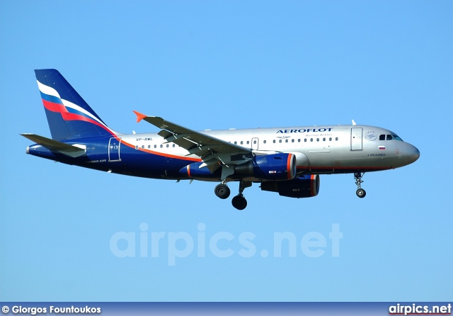 VP-BWL, Airbus A319-100, Aeroflot