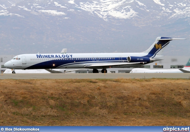 VP-CBI, McDonnell Douglas MD-82, Mineralogy