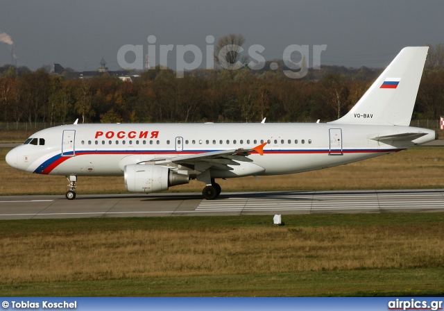 VQ-BAV, Airbus A319-100, Rossiya Airlines