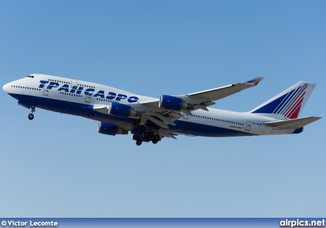 VQ-BHW, Boeing 747-400, Transaero