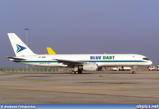 VT-BDM, Boeing 757-200SF, Blue Dart