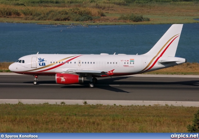 VT-VJM, Airbus A319-100CJ, Kingfisher Airlines